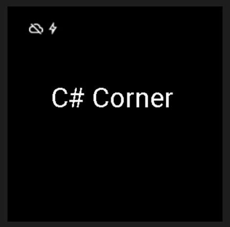 Android Wear showing Csharp Corner